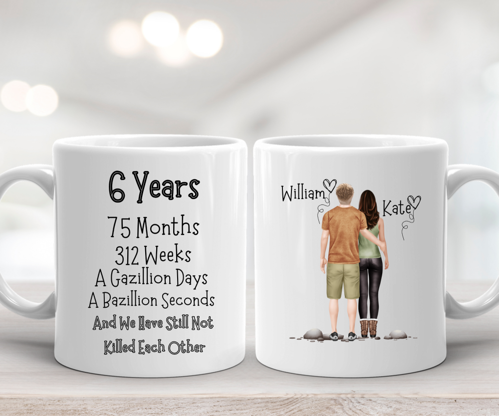 6th  Year Anniversary Present - Mug