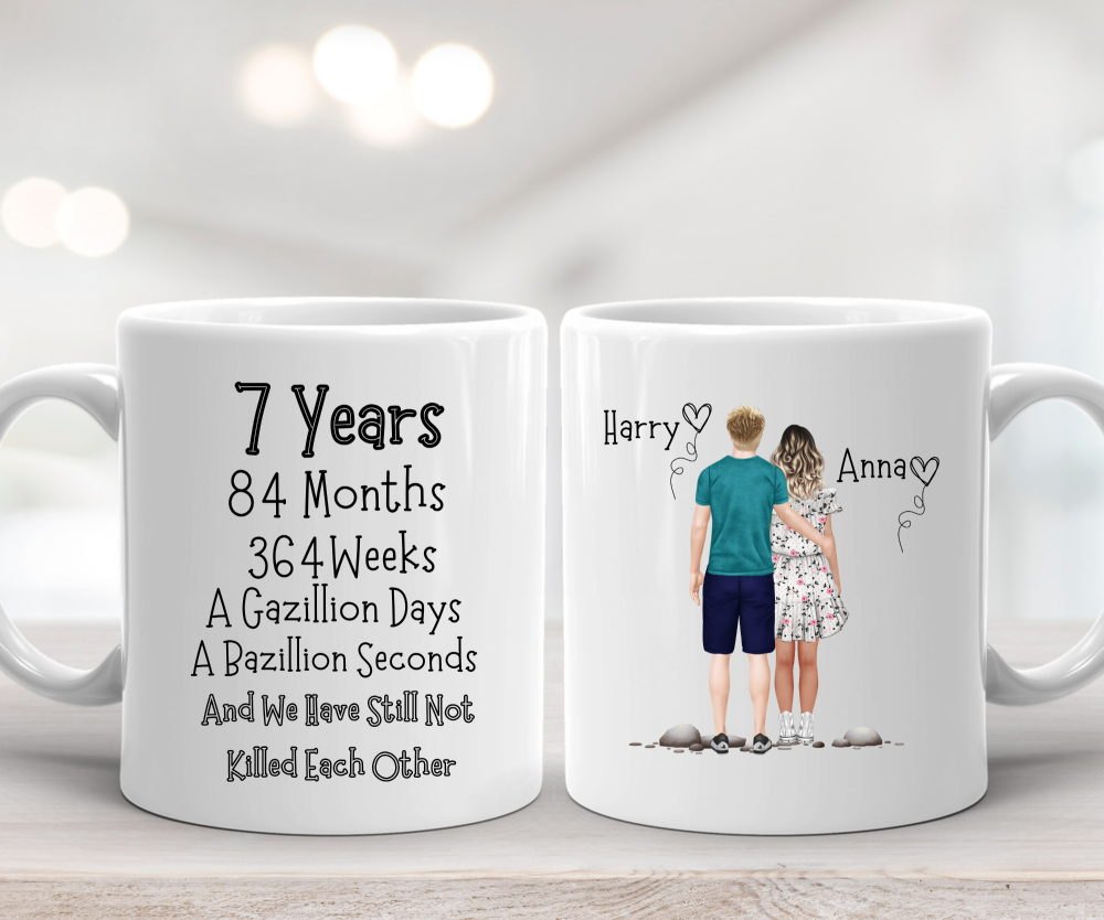 7th  Year Anniversary Present - Mug