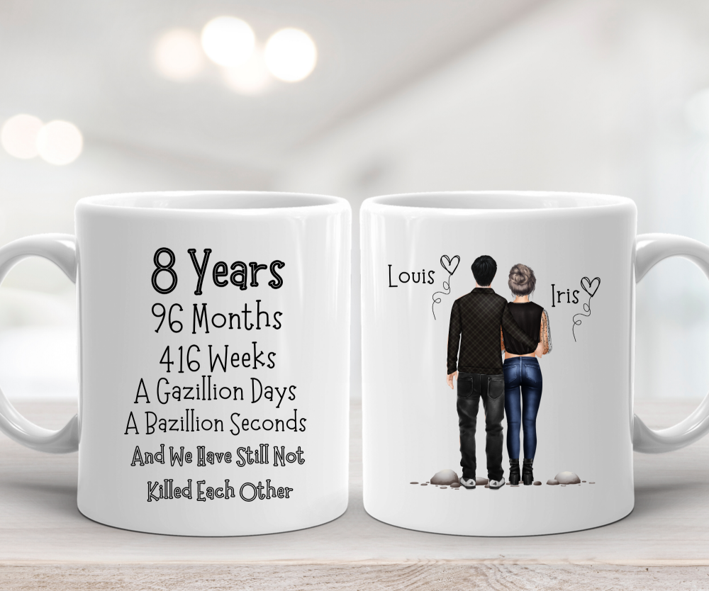 8th  Year Anniversary Present - Mug