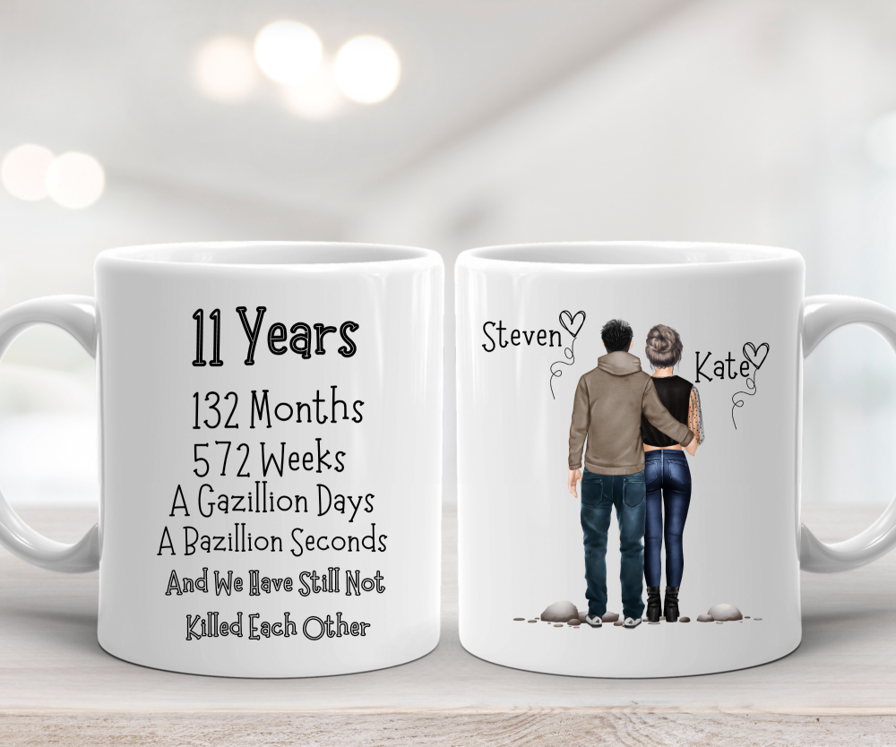 11th  Year Anniversary Present - Mug