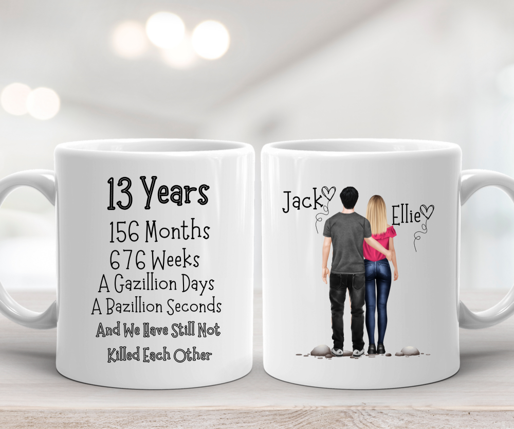 13th  Year Anniversary Present - Mug