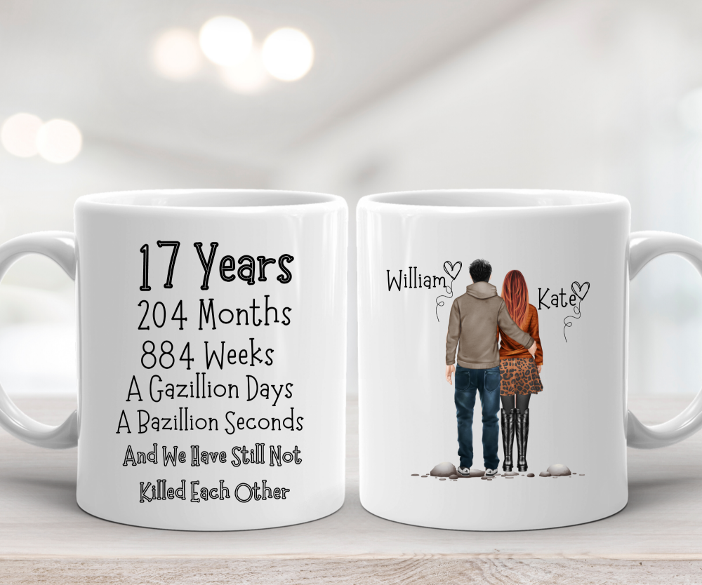 17th  Year Anniversary Present - Mug