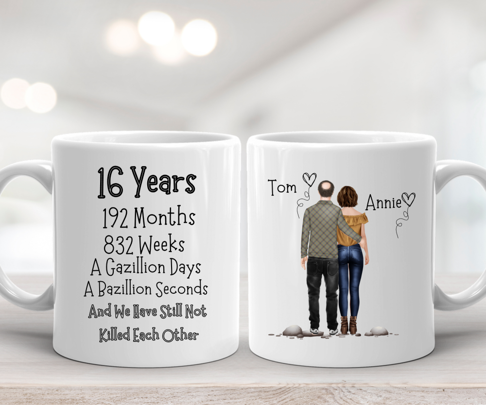 16th  Year Anniversary Present - Mug