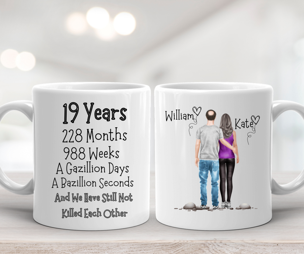 19th  Year Anniversary Present - Mug