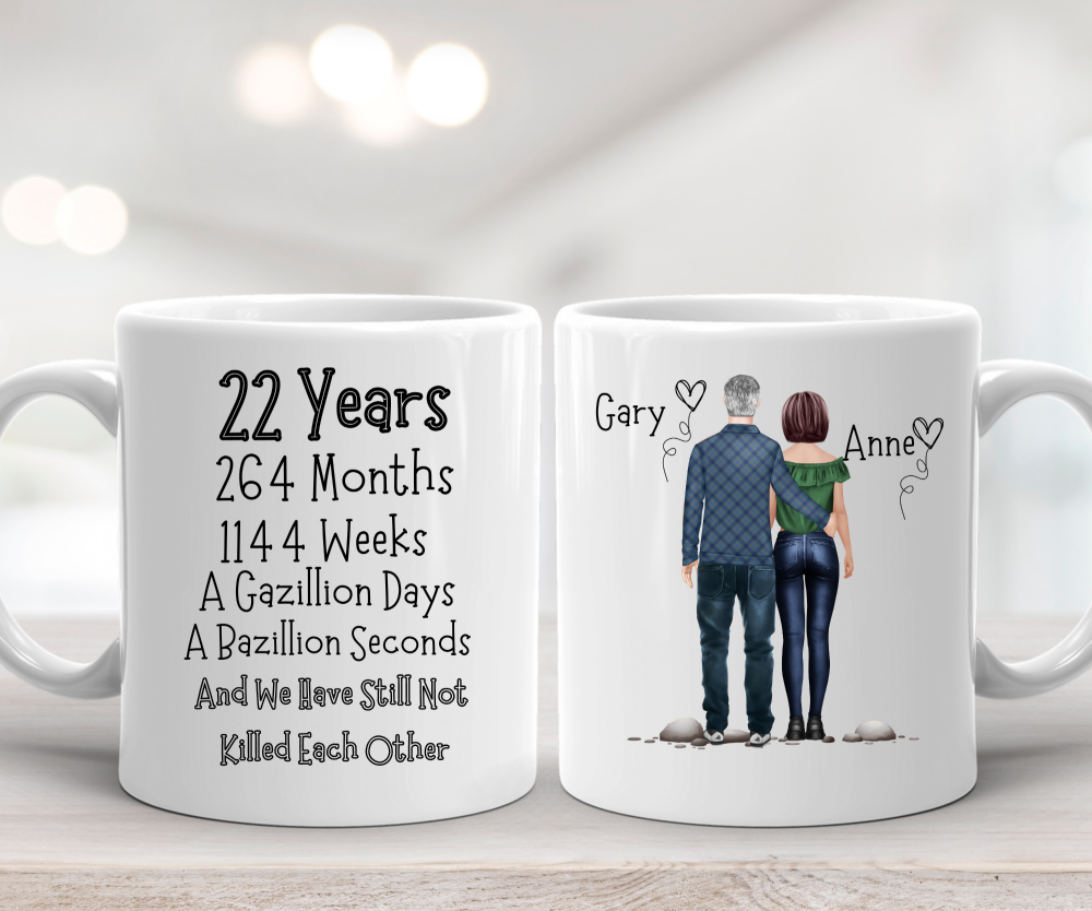 22nd  Year Anniversary Present - Mug