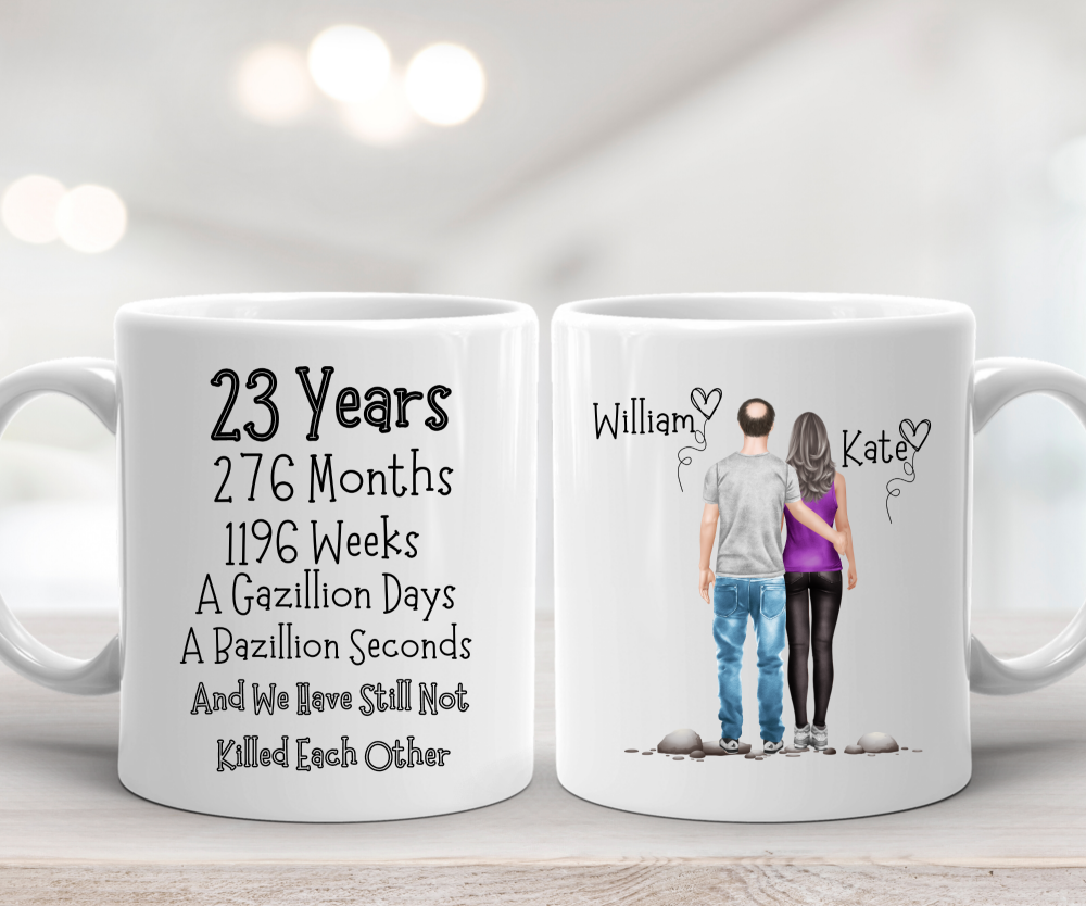 23rd  Year Anniversary Present - Mug