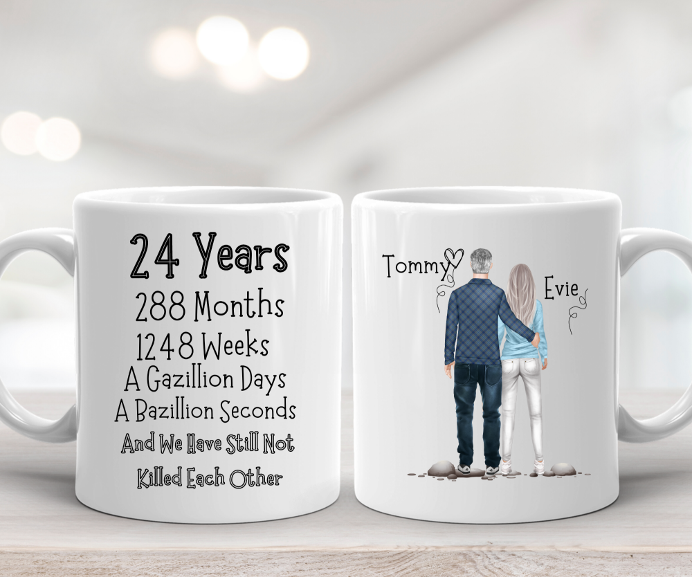24th Year Anniversary Present - Mug