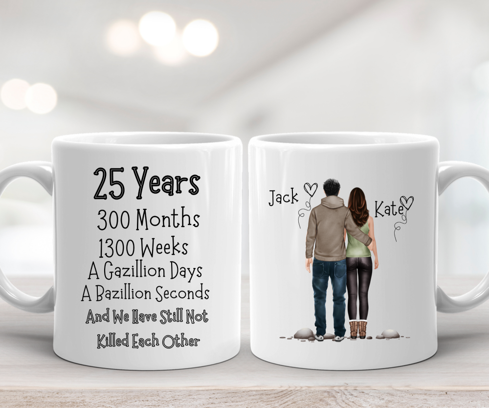 25th Year Anniversary Present - Mug