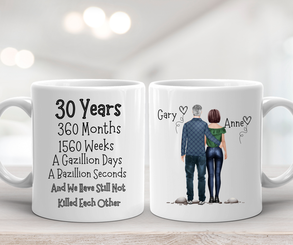 30th Year Anniversary Present - Mug