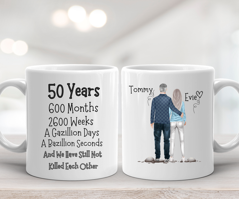 50th Year Anniversary Present - Mug