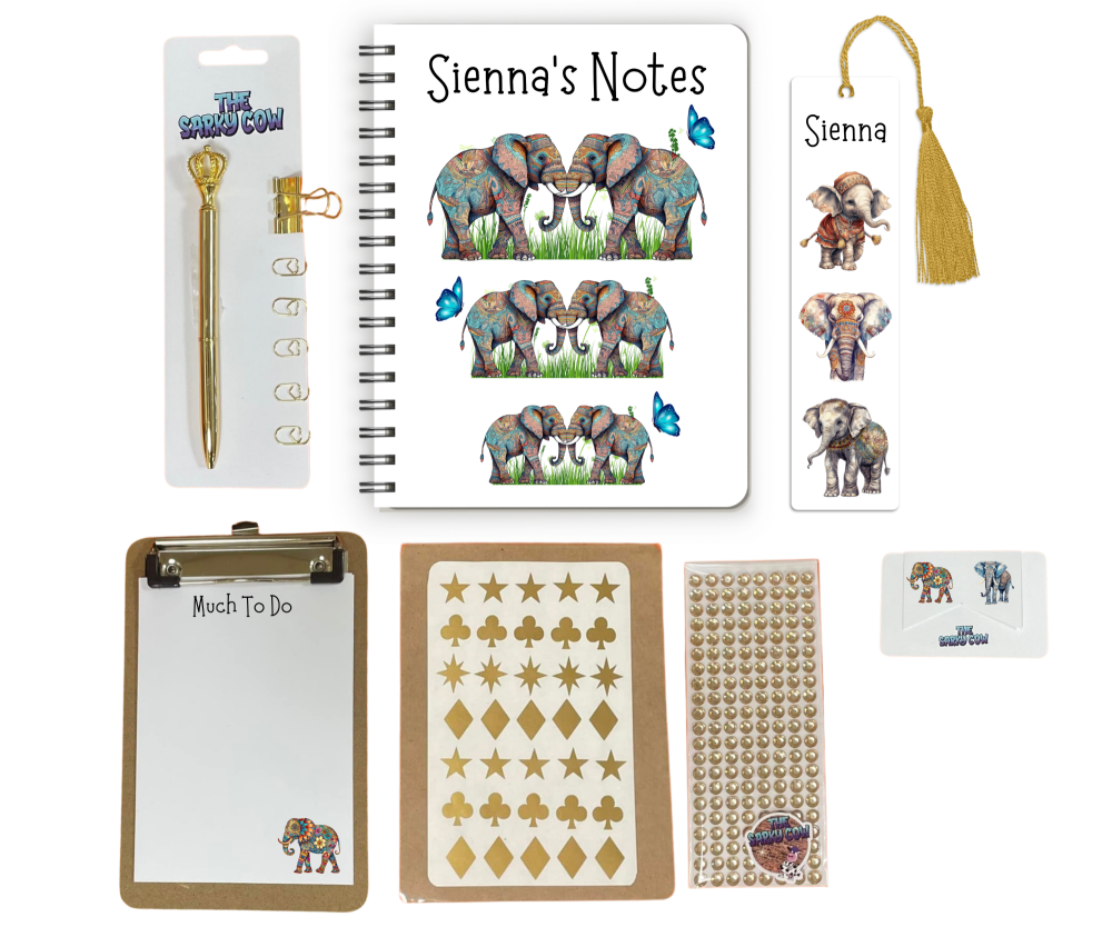 Elephant Stationery Set