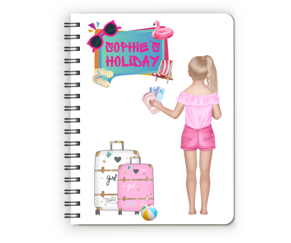 Holiday Journal for Kids - Girl