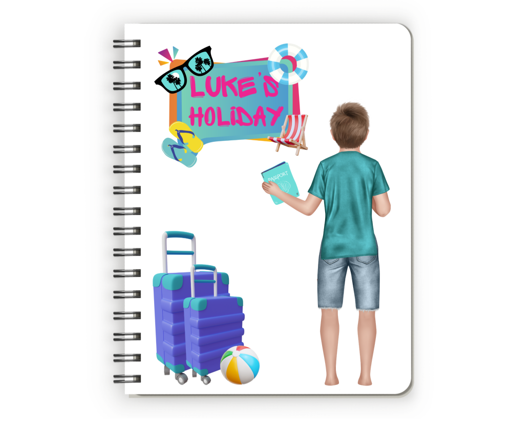 Holiday Journal for Kids - Boy