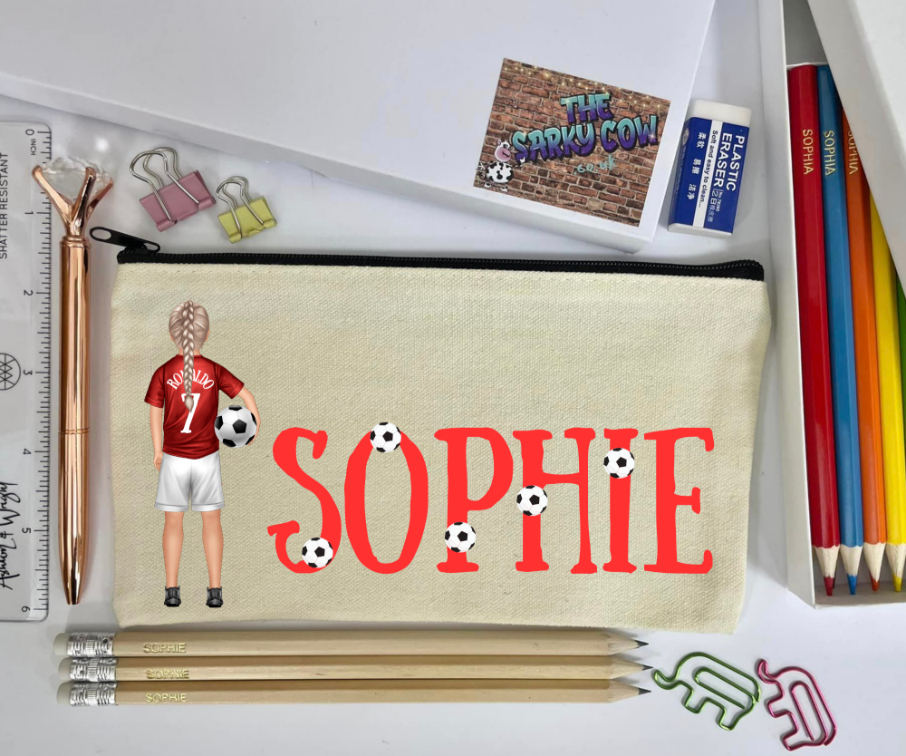 Football Stationery Set Girl