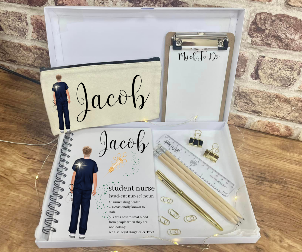 Student Male Nurse Planner Set