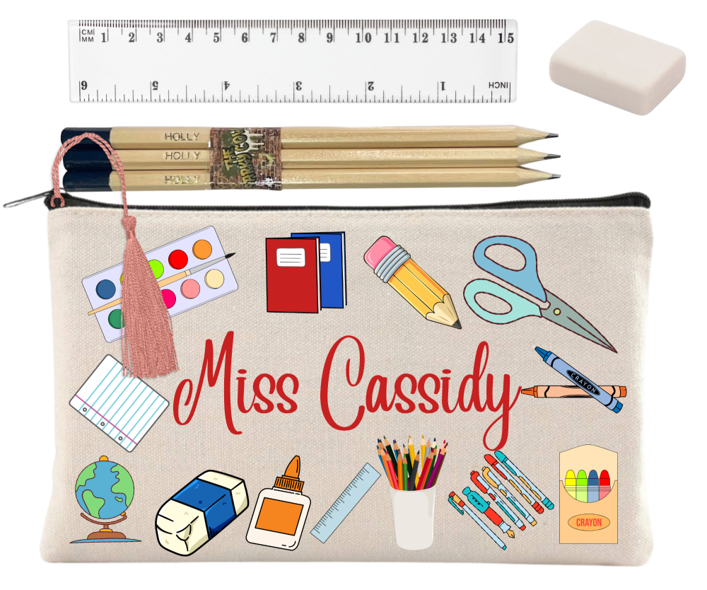 Teacher Pencil Case School Design