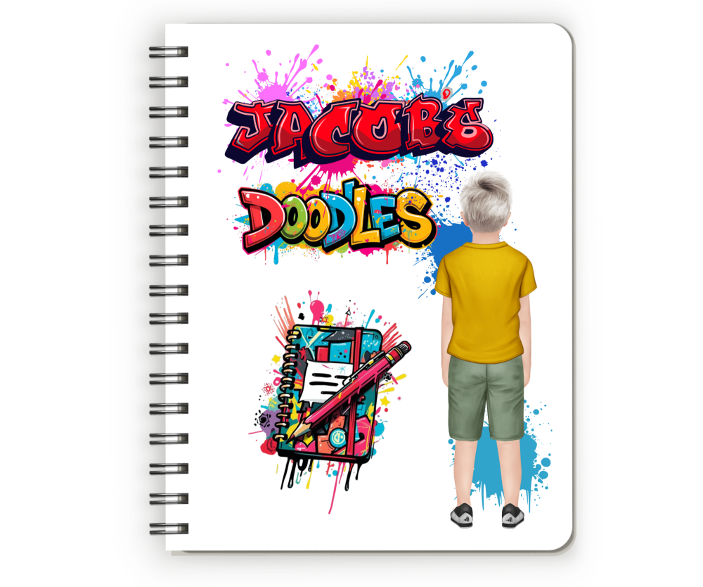 Doodle Notebook for Boys