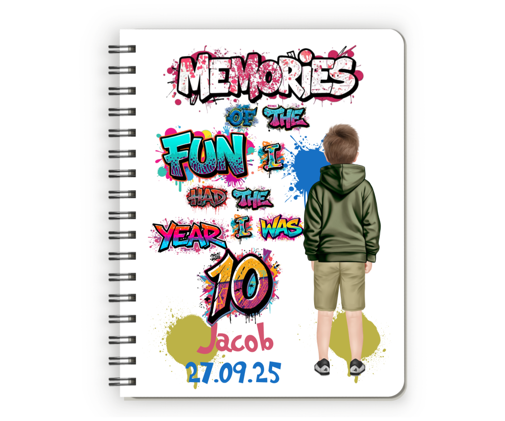 10th Birthday Boy Notebook