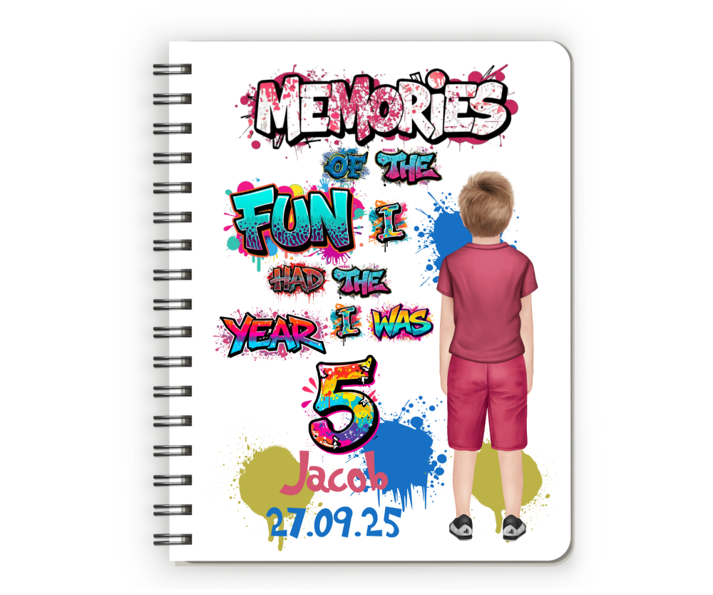 5th Birthday Boy Notebook