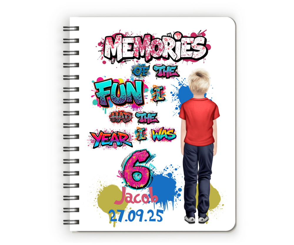 6th Birthday Boy Notebook