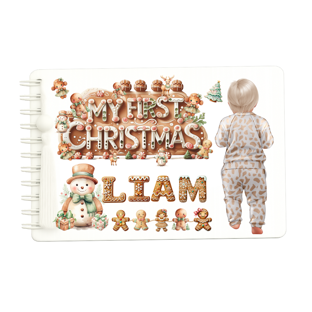 Babys First Christmas Book Boy