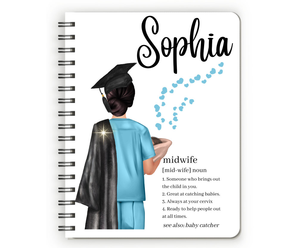 Midwife Graduation Notebook