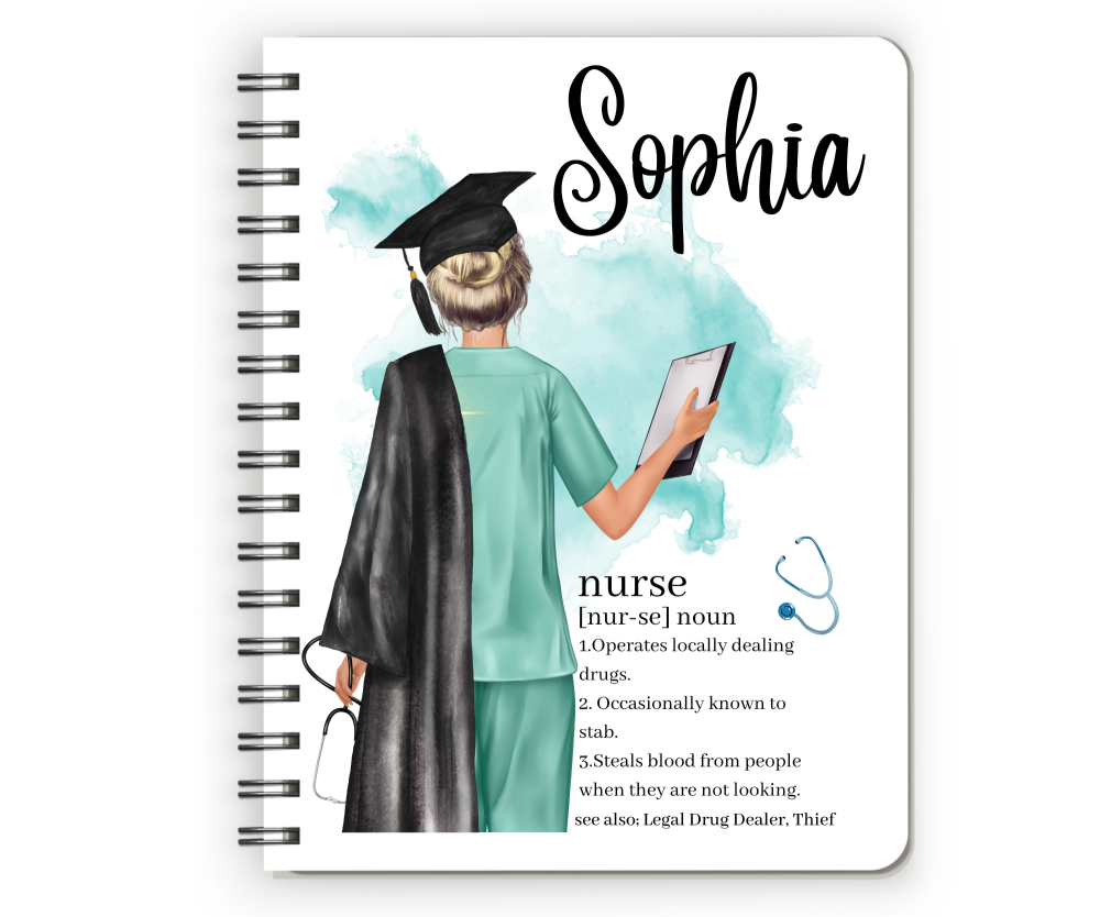 Nurse Graduation Notebook
