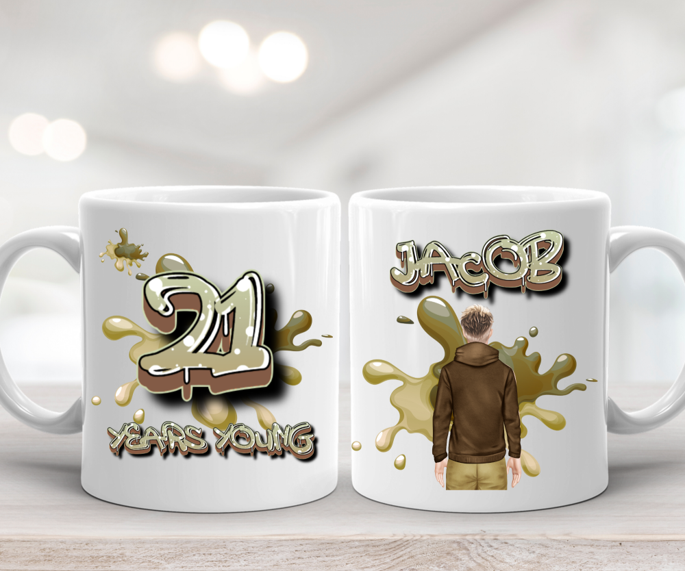 21st Birthday Mug for Him