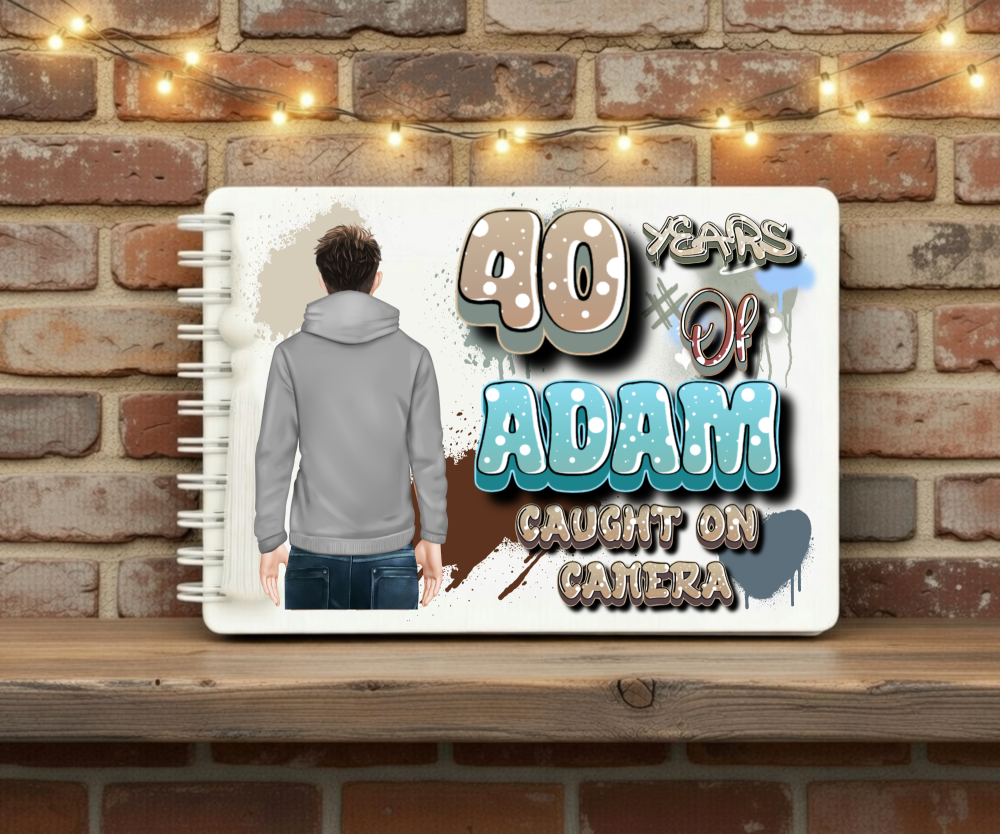 40th Photo Album Boy
