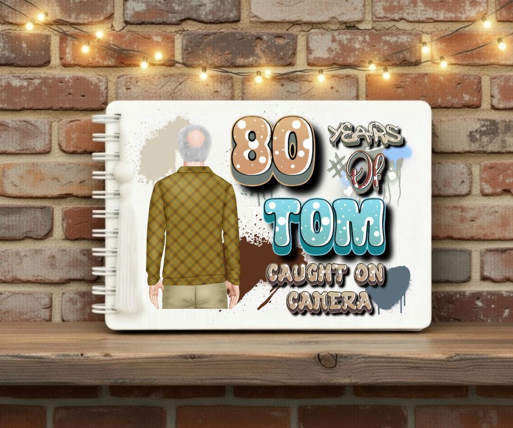 80th Photo Album Boy