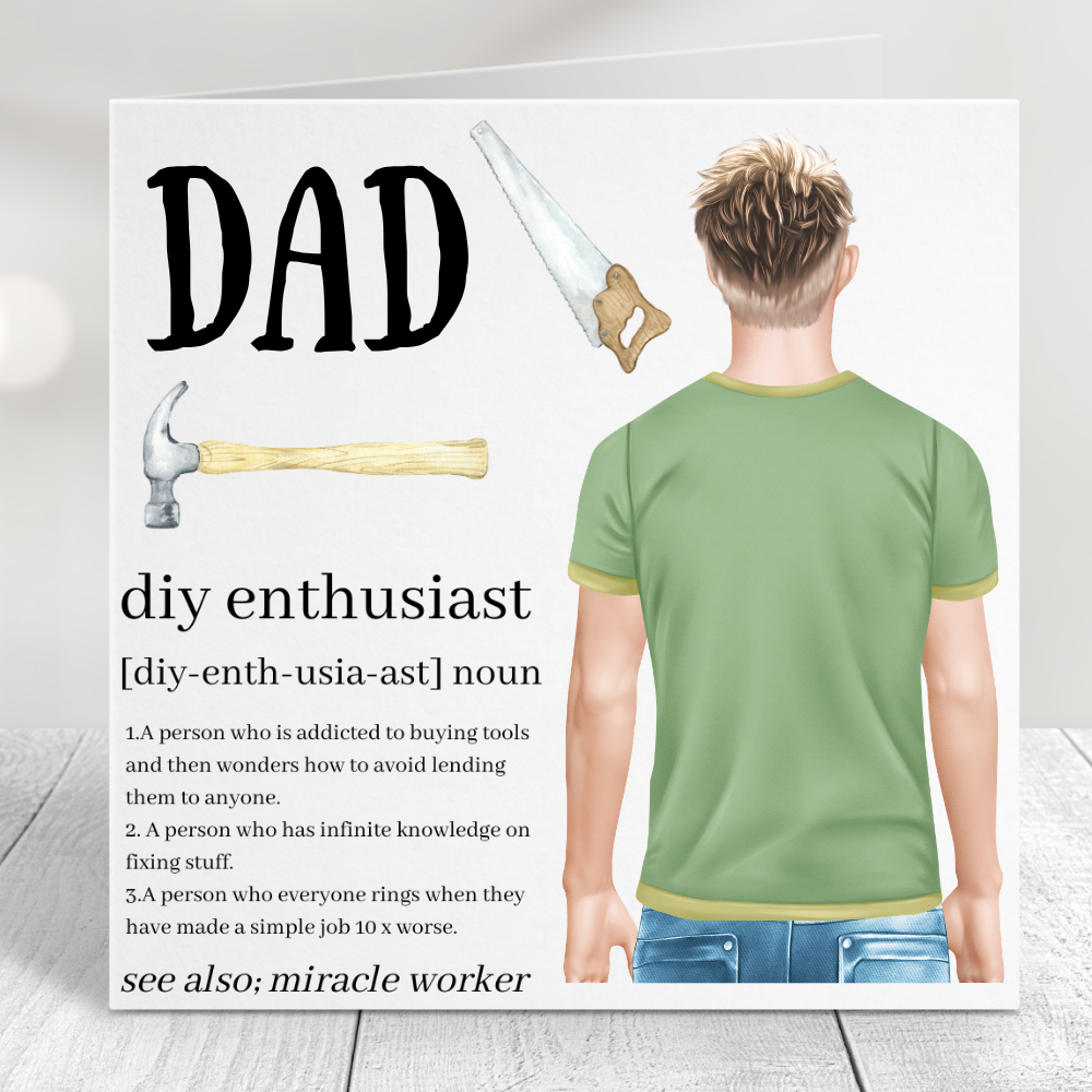 DIY Dad Card