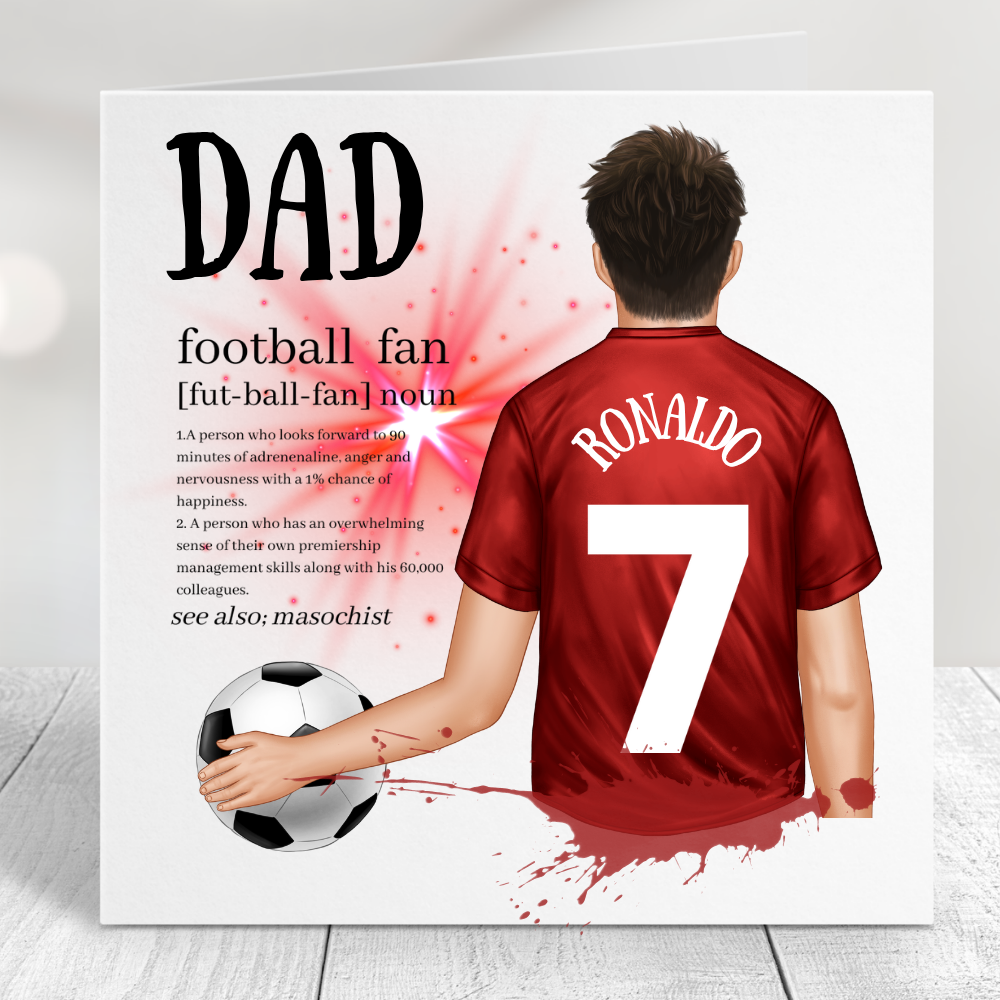 Football Dad Card
