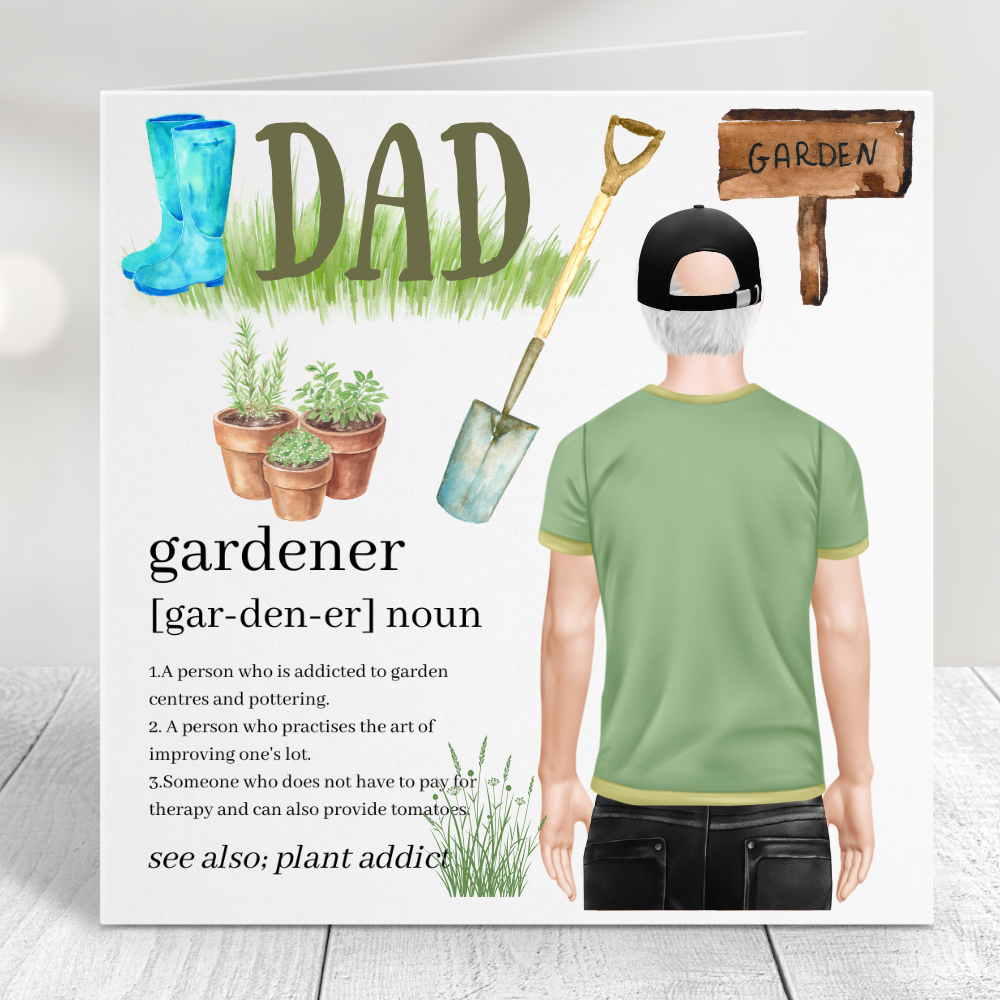 Gardening Dad Card
