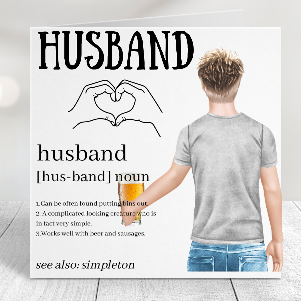 Funny Husband Father's Day Card