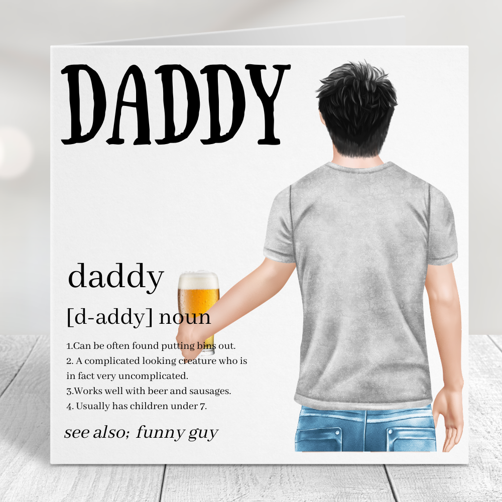 Funny Daddy Card