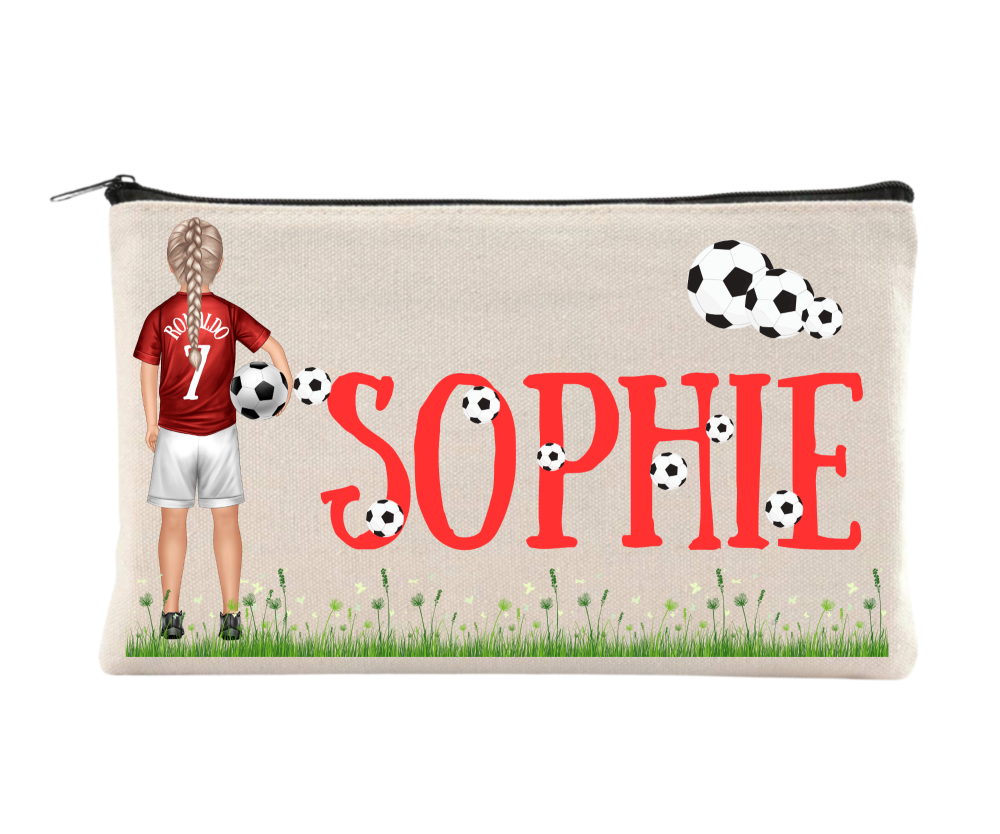 Football Pencil Case for Girls