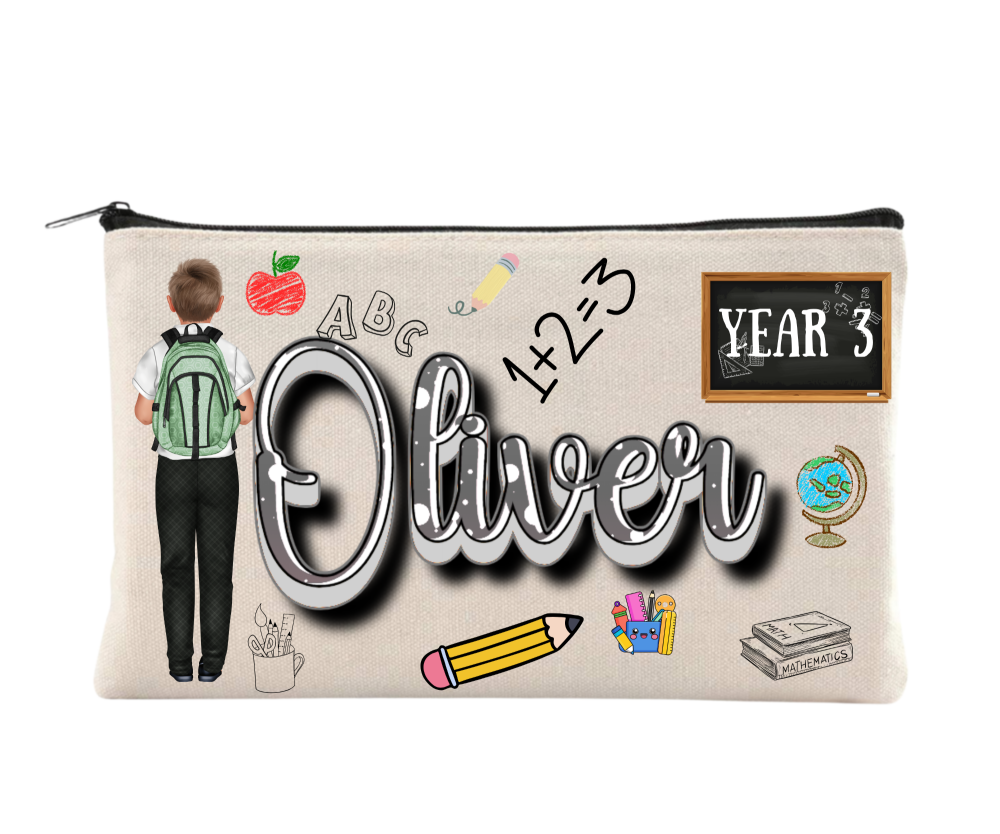 School Pencil Case for Boys