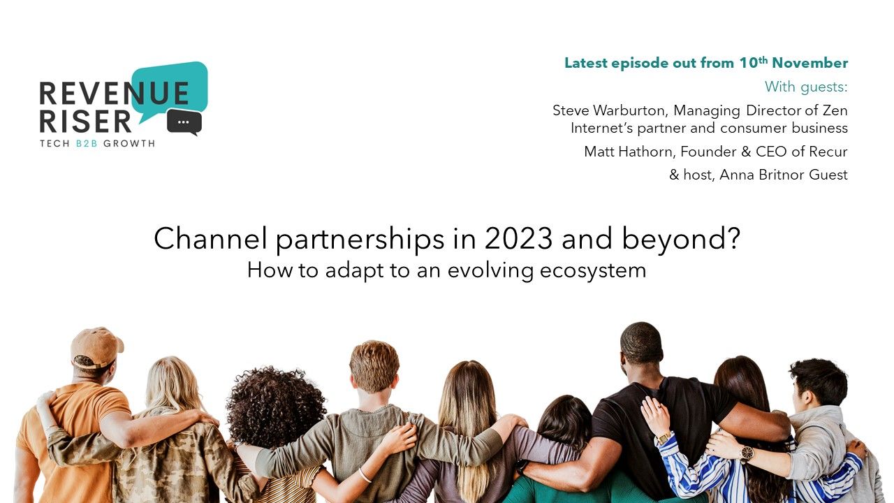 Channel partnerships 2023 and beyond