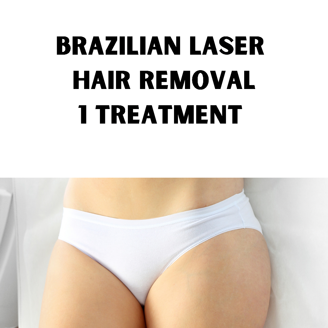 Brazilian Hair removal (1 treatment)
