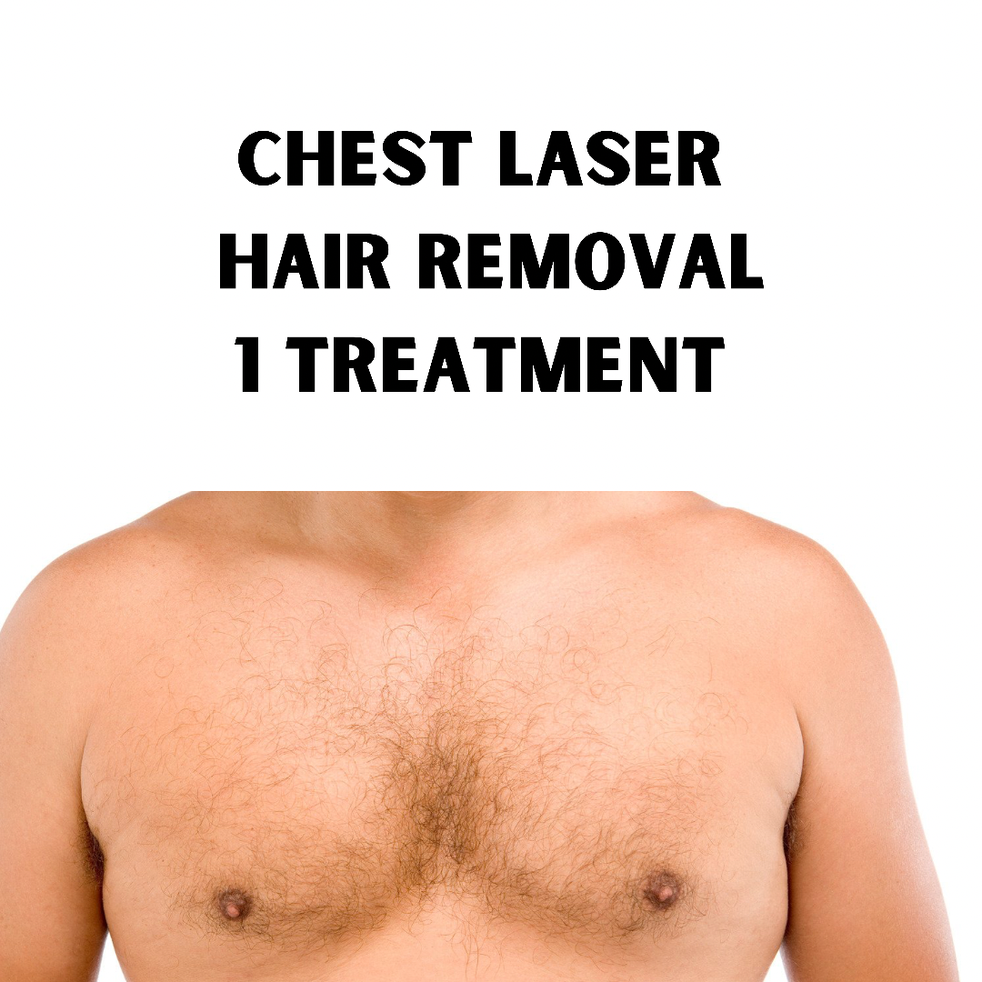 Chest Hair removal (1 treatment)