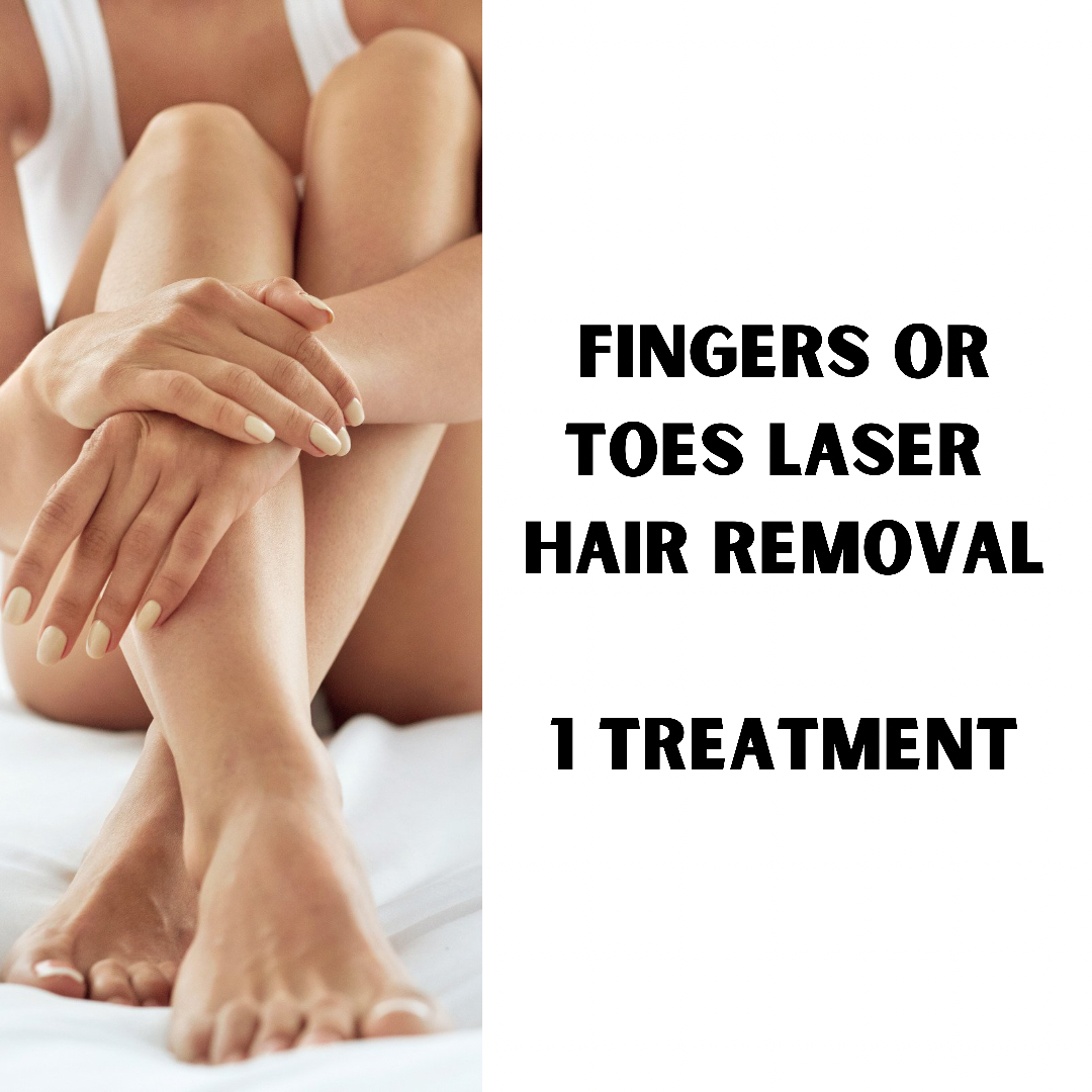 Fingers or Toes Hair removal (1 treatment)