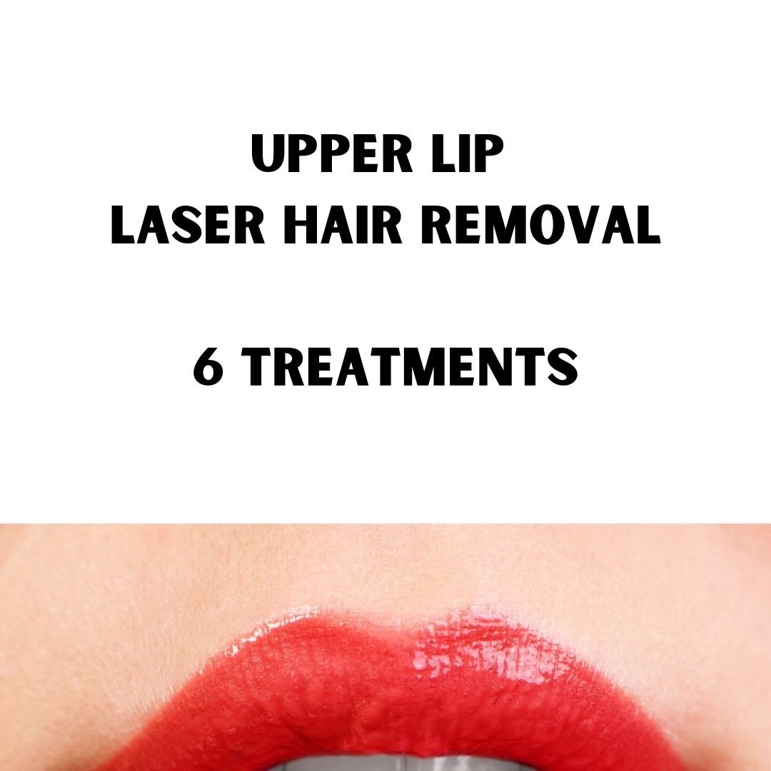 Full Upper Lip Hair removal (6 treatments)