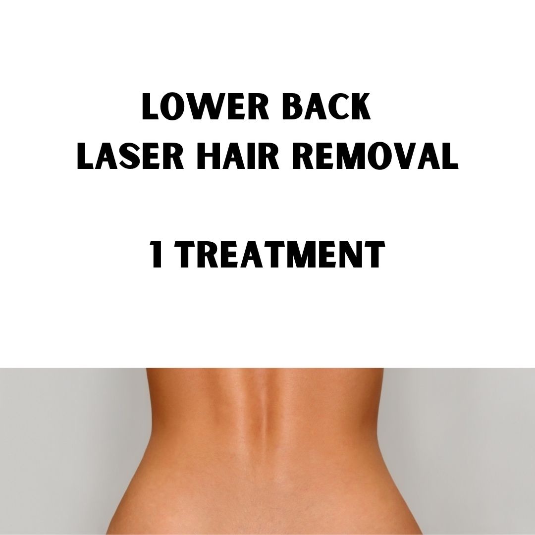 Lower Back Hair removal (1 treatment)