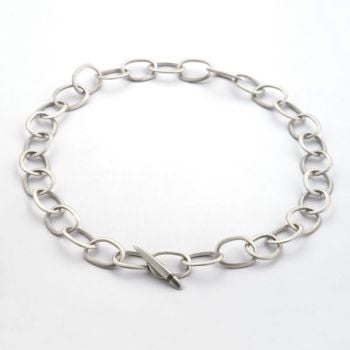 Lode Silver Chain Link Necklace