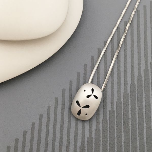 Pierced Silver  Medium Pendant *SALE*