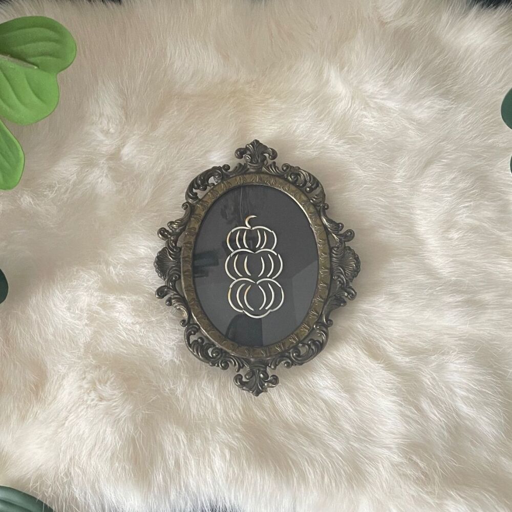 Owl Pellet Pumpkin Frame