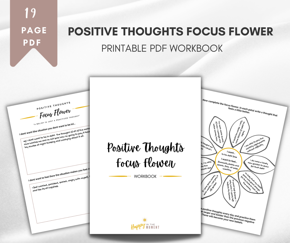 Positive Thoughts Focus Flower 