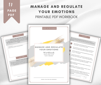 Manage and Regulate Your Emotions PDF and Workbook Course