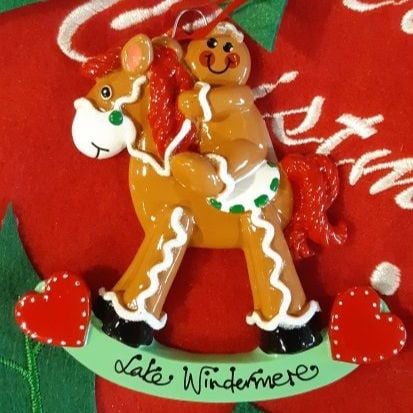 Gingerbread Rocking Horse