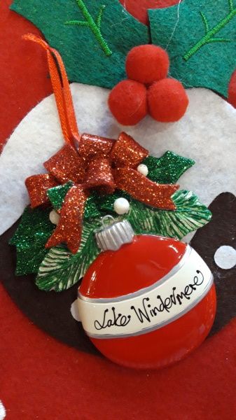 Red Bauble Tree Ornament